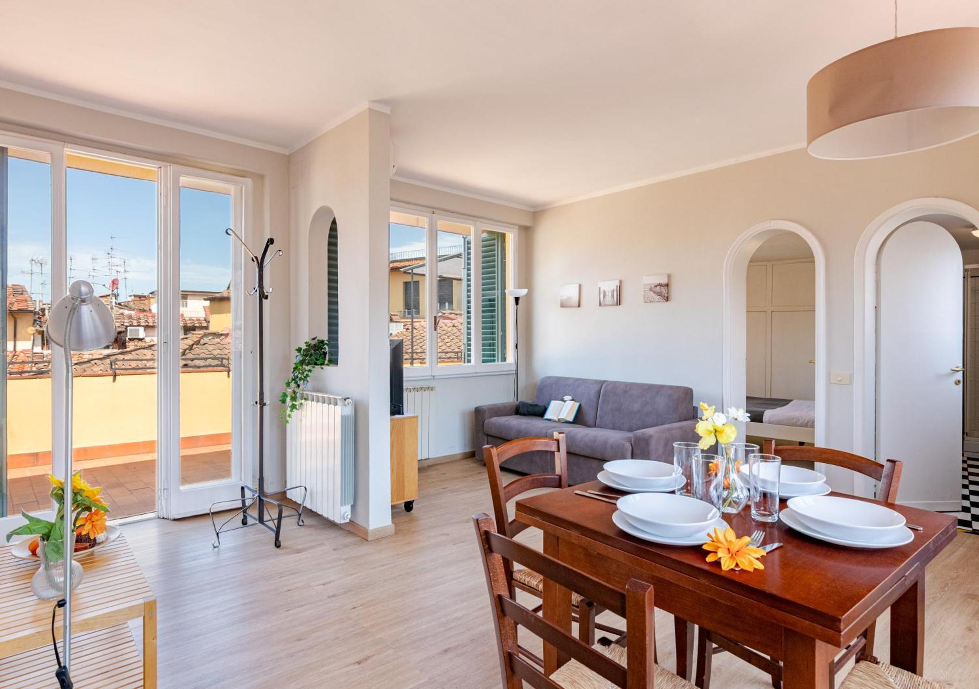 Apartment Salterelli - Penthouse With Terrace A Stone's Throw From Piazza Signoria Florence